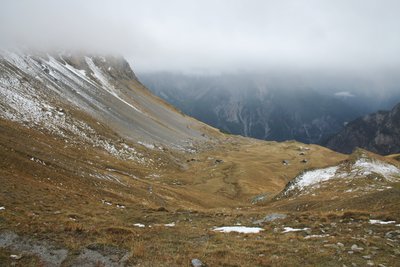 Point de vue sur les chalets d'alpage de Furfande
