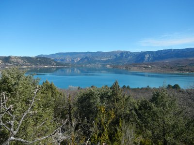 Vue sur le lac de Sainte-Croix
