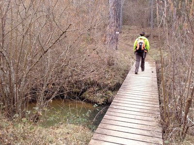 Passerelle sur l'Ausselet