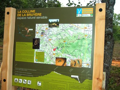 Panneau d'accueil