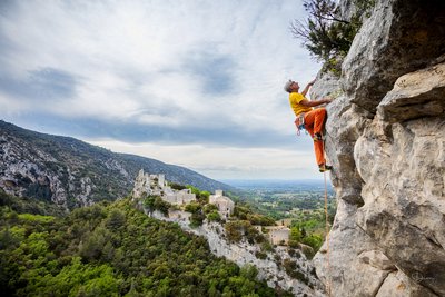 Escalade sur le secteur Dent du Loup