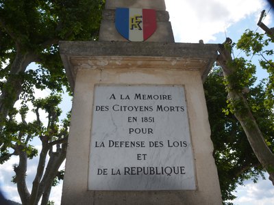 Le monument aux morts de 1851 