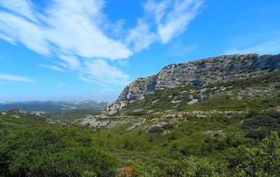 Point de vue du gros Calan et du piémont Nord