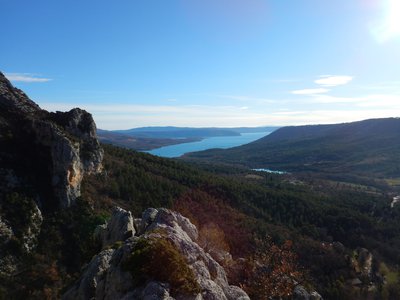 Vue sur le lac de Sainte-Croix