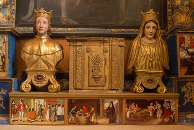 Reliques de Saint-Elzéar et de son épouse Delphine à l’église Saint-Martin