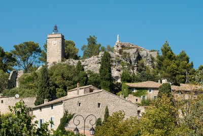 Vue du village d'Eygalières