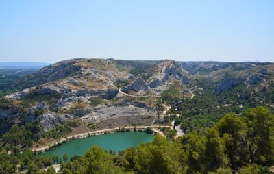 Vue sur le lac de Lavau