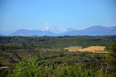 Vue sur les Alpes