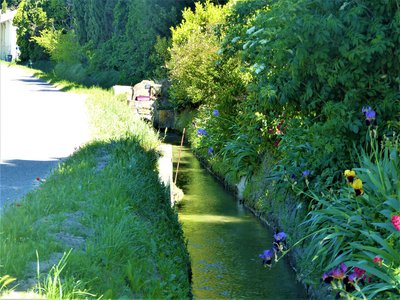 Canal d'irrigation pour cultures