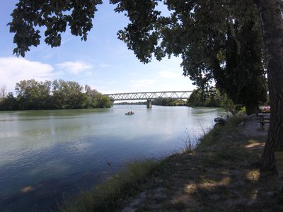 Pont de Sylvéréal côté Gard