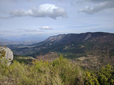 Versant nord de la Montagne de Chabre