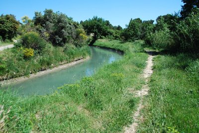 Canal de la Vallée des Baux à Eyguières
