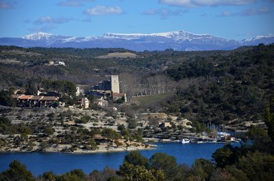 Au loin les Préalpes du Verdon