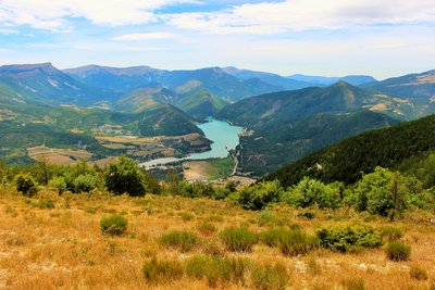 Panorama sur le lac