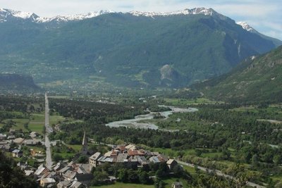 Vue sur le village de Saint-Crépin