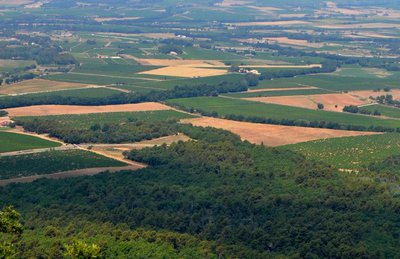 Plaine agricole du bassin de l'Arc