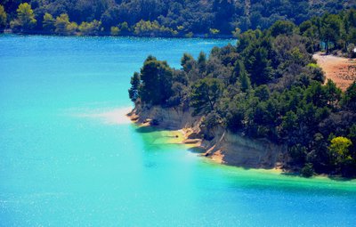 Les eaux turquoises