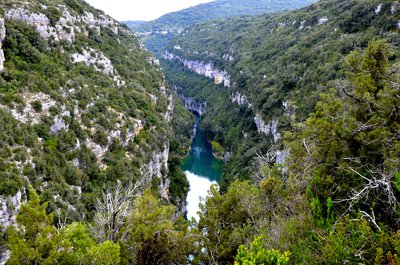 Vue sur les falaises