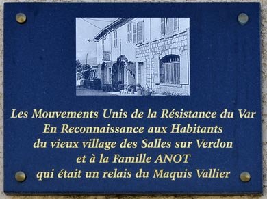 Plaque commémotarive