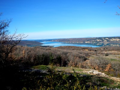 Vue sur les Salles et le lac
