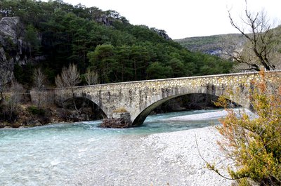 Le pont de Carajuan sur le Verdon