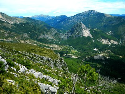 Vue sur la vallée