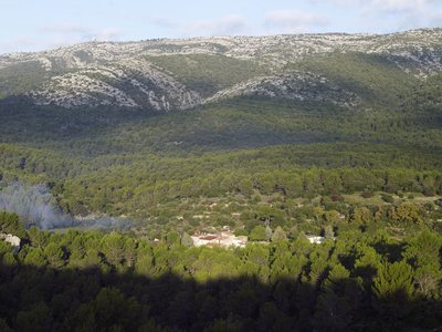 Le village de Riboux et les vallons du versant sud