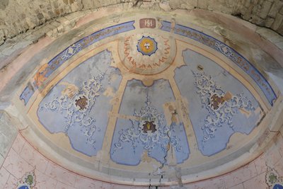 La voute de l'église est aujourd'hui très fragile