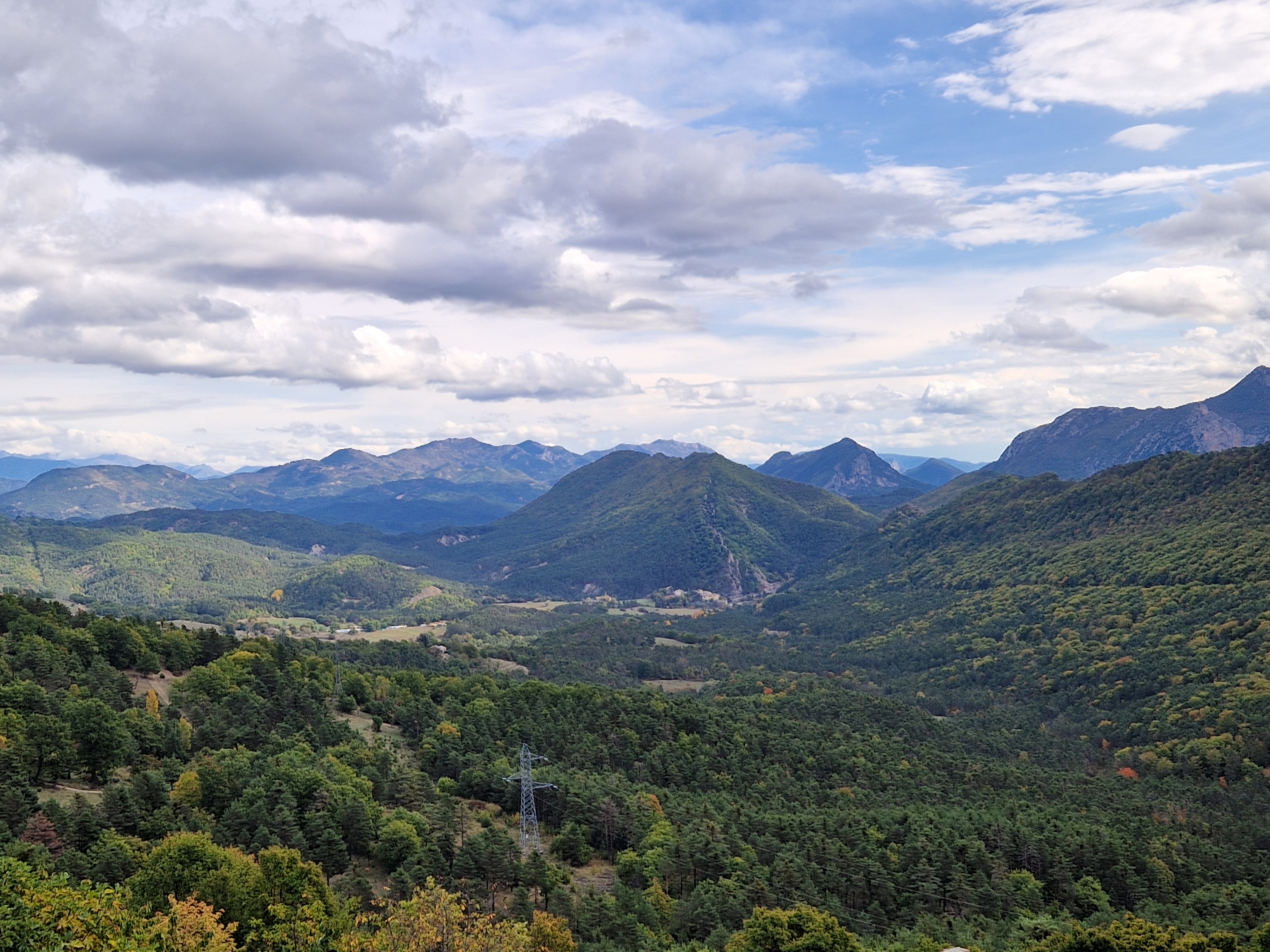 Vue depuis le village d'Amirat