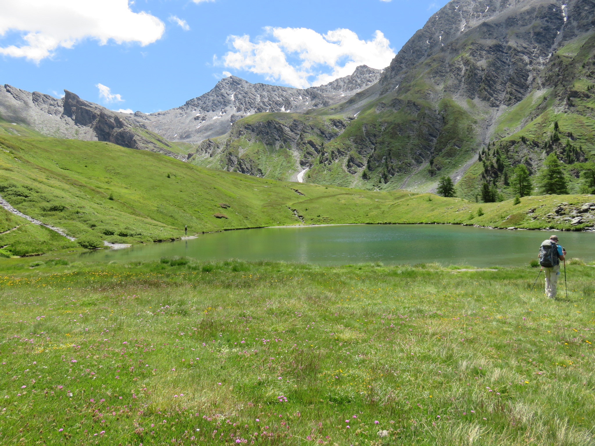 Lac de Ségure et crête des Fonzes