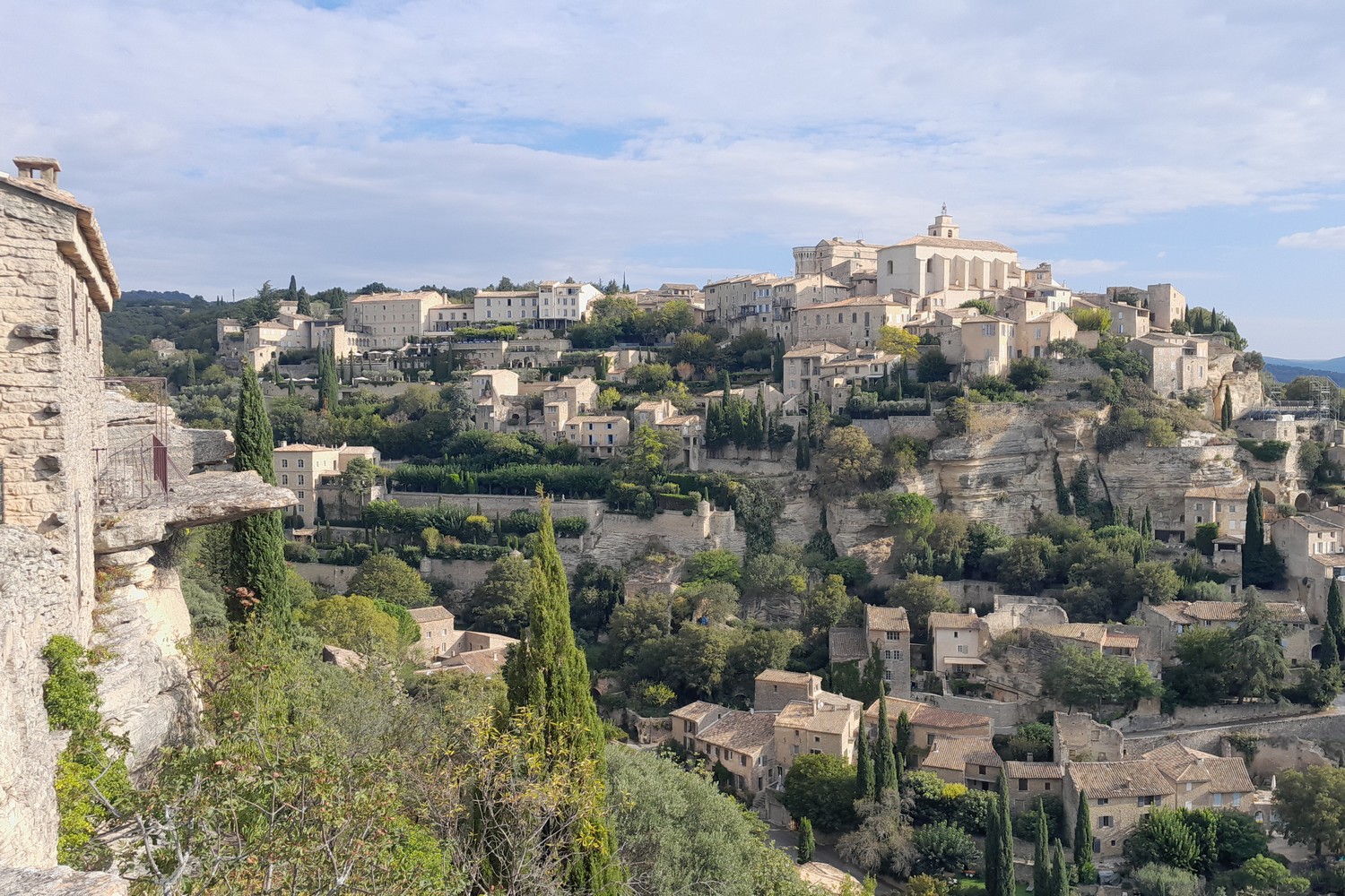 Gordes depuis le Chemin de Bel Air