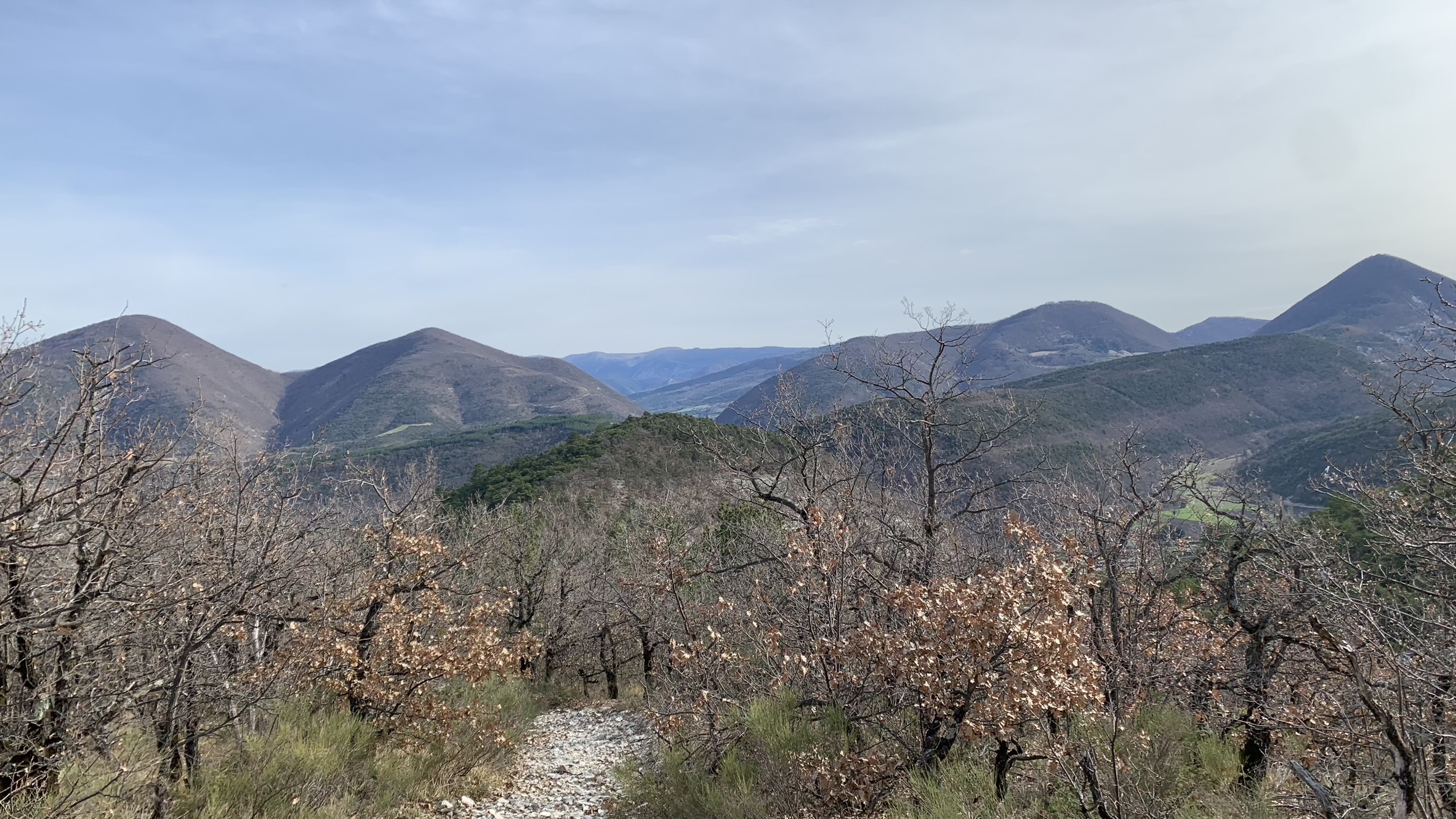 Panorama depuis l'ascension du col Marot