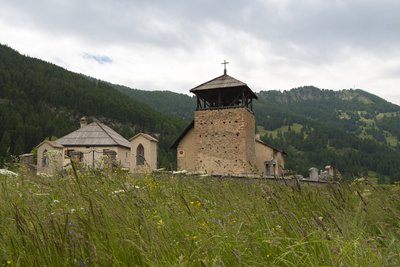 Église Saint-Romain à Molines-en-Queyras