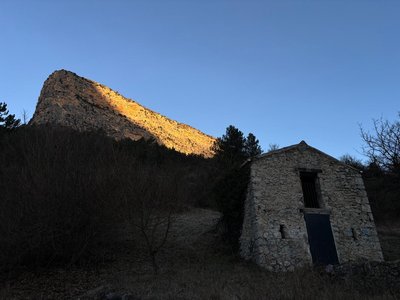 Le rocher du Caire au petit matin