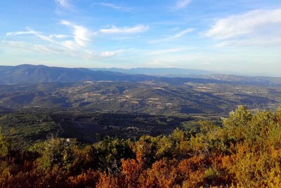 Auribeau et Lure depuis les crêtes