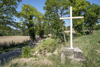 En famille, dans la roue des Vaudois...