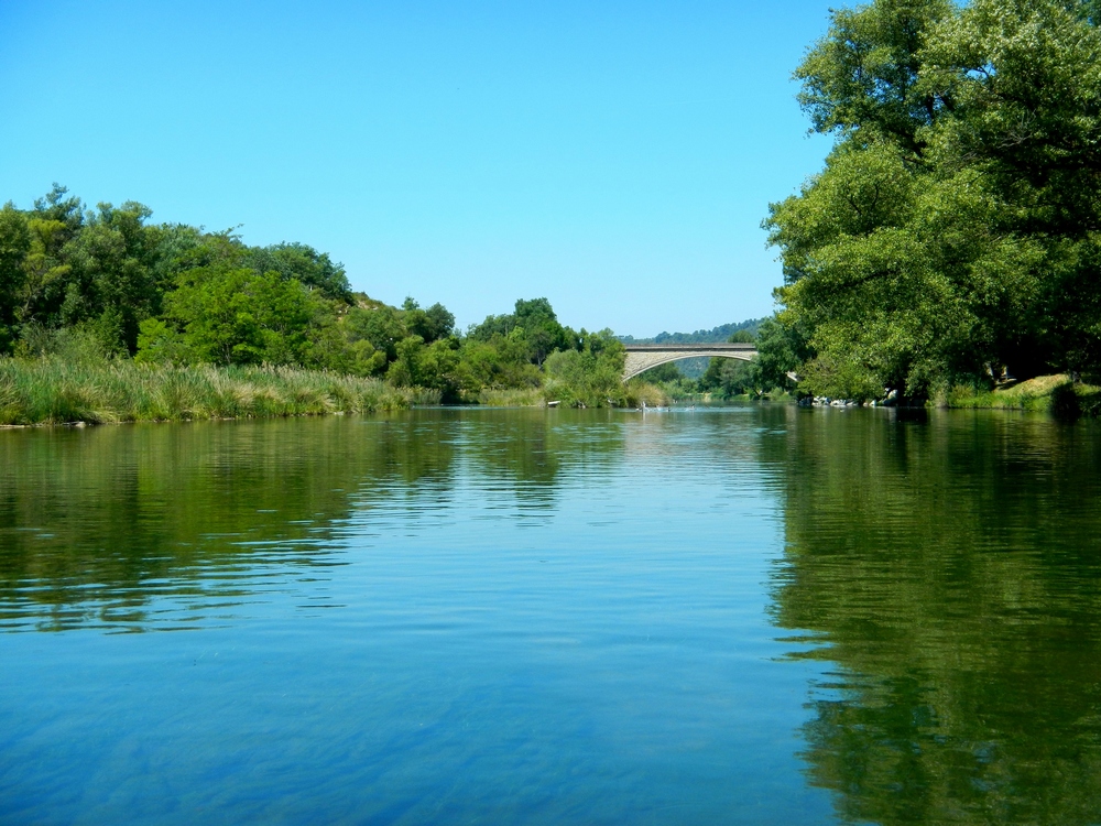 Le verdon et le pont de Gréoux