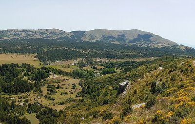 Paysage donnant sur Caussols