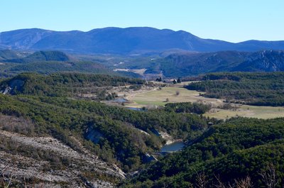 Vue sur les petits lacs