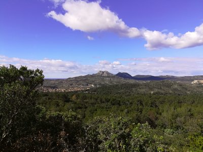 Vue sur les Alpilles